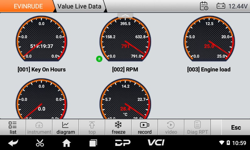 Marine Diagnostic Mini Scan Tool for Evinrude Engines