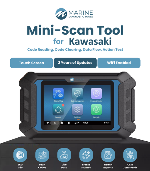 Marine Diagnostic Mini Scan Tool for Kawasaki Marine Engines