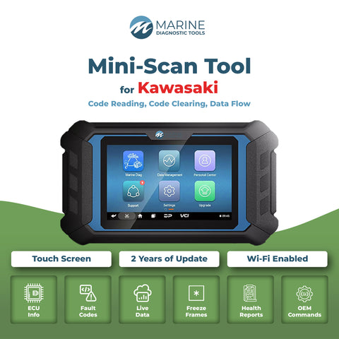 Marine Diagnostic Mini Scan Tool for Kawasaki Marine Engines