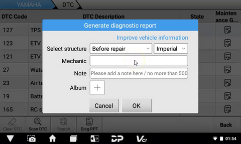 Marine Diagnostic Mini Scan Tool for Suzuki Engines