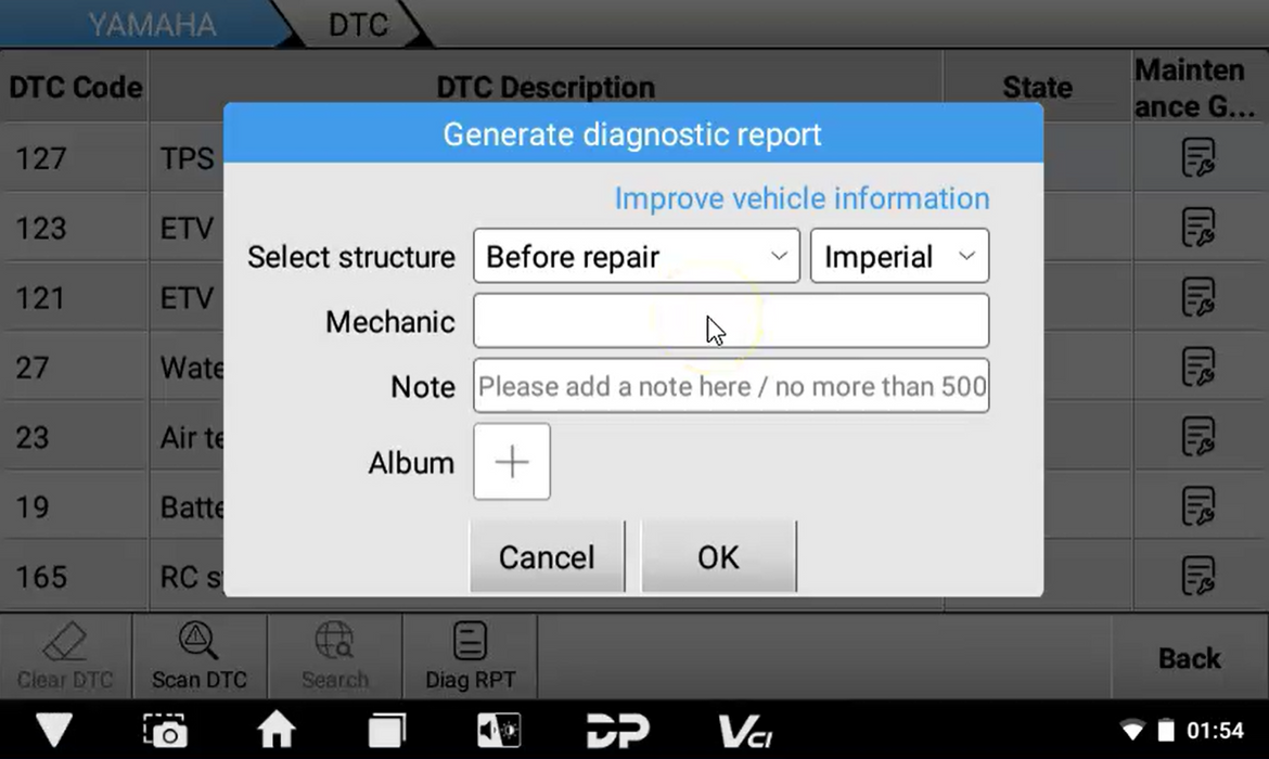 Marine Diagnostic Mini Scan Tool for Honda Engines & Honda PWCs