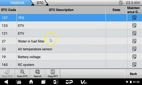 Marine Diagnostic Mini Scan Tool for Suzuki Engines