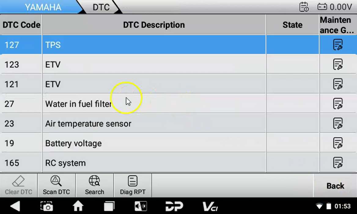 Marine Diagnostic Mini Scan Tool for Honda Engines & Honda PWCs