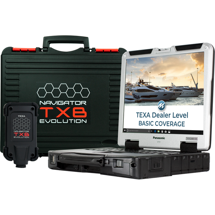 Used TEXA Dealer Level Marine Diagnostic Tool Plus & Bike