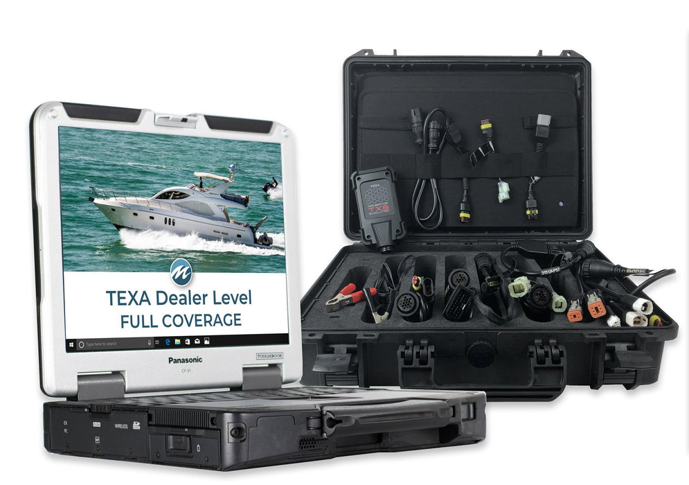 Used TEXA Dealer Level Marine Diagnostic Tool Plus & Bike